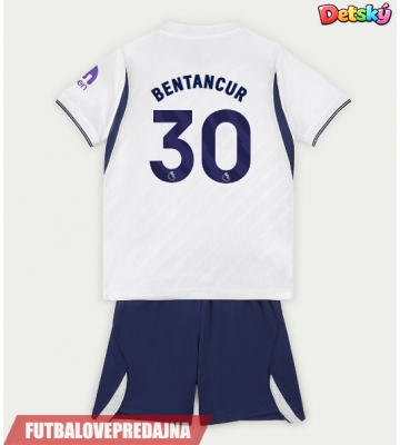 Lacne Dětský Futbalové dres Tottenham Hotspur Rodrigo Bentancur #30 2026-27 Krátky Rukáv - Domáci (+ trenírky)